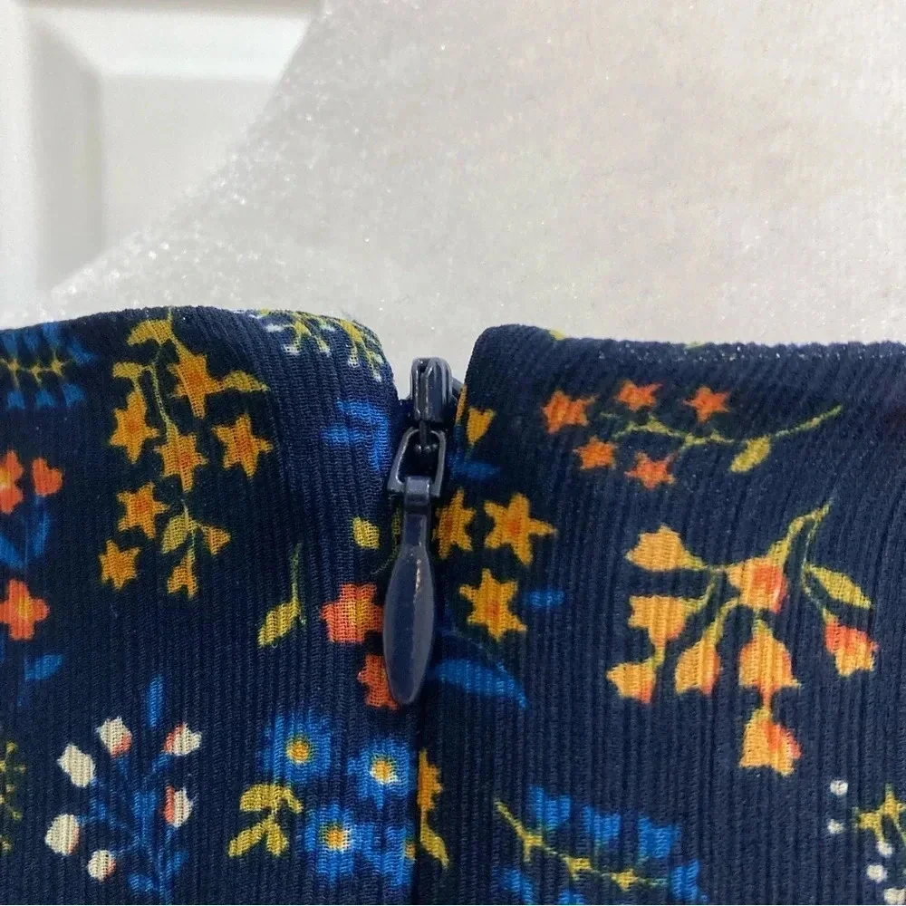 Madewell Cross-Front Mini Dress in Garden Party